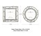 Tree Branch Small Picture Frame Set of 2 Cute Mini Photo Frame Set 1.75x1.75 in for Tabletop Display Desk Picture Frames Perfect for Home Decor Wedding Graduation Milestone Photos - Silver